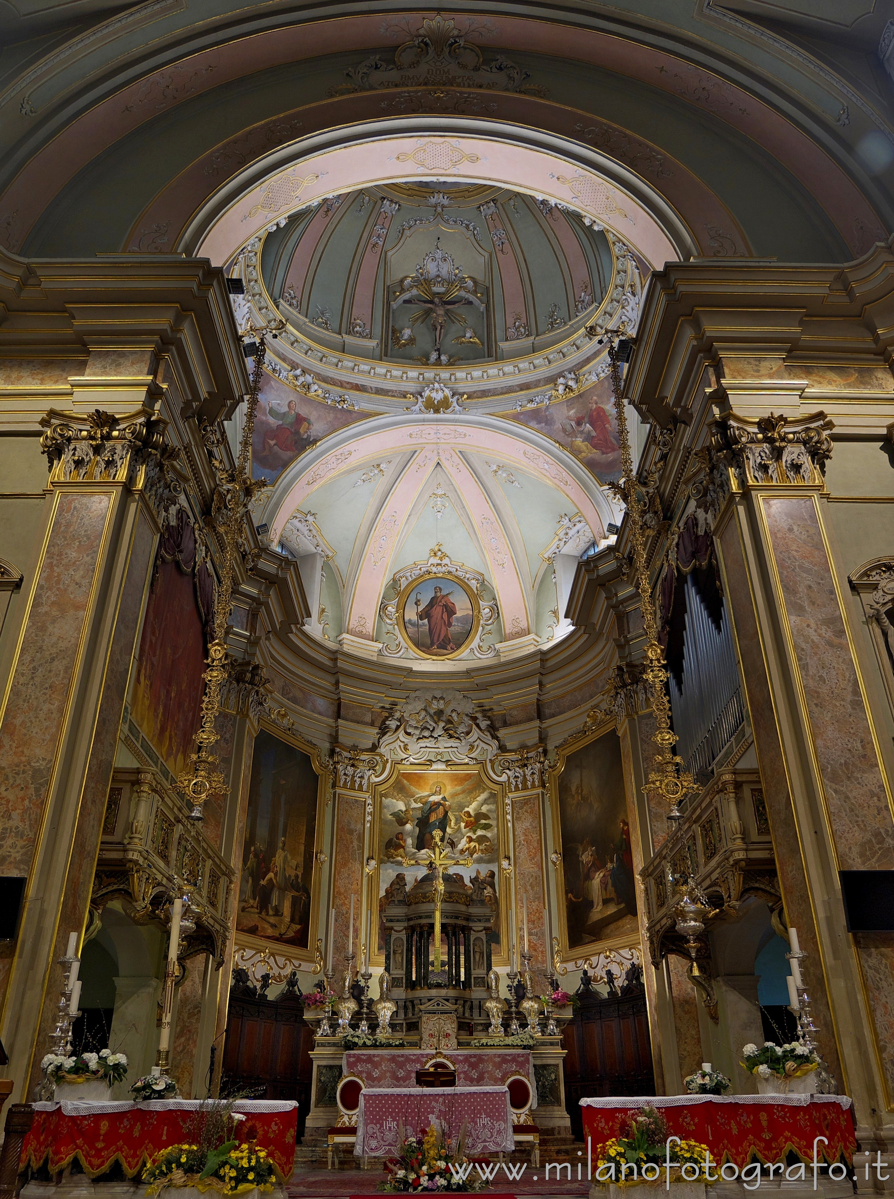 Romano di Lombardia (Bergamo) - Abside della Chiesa di Santa Maria Assunta e San Giacomo Maggiore